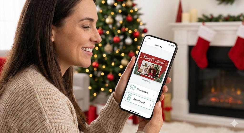 5 Easy Apps to Create and Mail Christmas Cards from Your Phone 5 aplicaciones fáciles para crear y enviar tarjetas navideñas desde tu teléfono