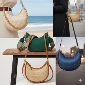 Crescent-Shaped Crossbody Bags