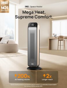 Mejor en general: Calefactor Dreo Solaris Slim H3