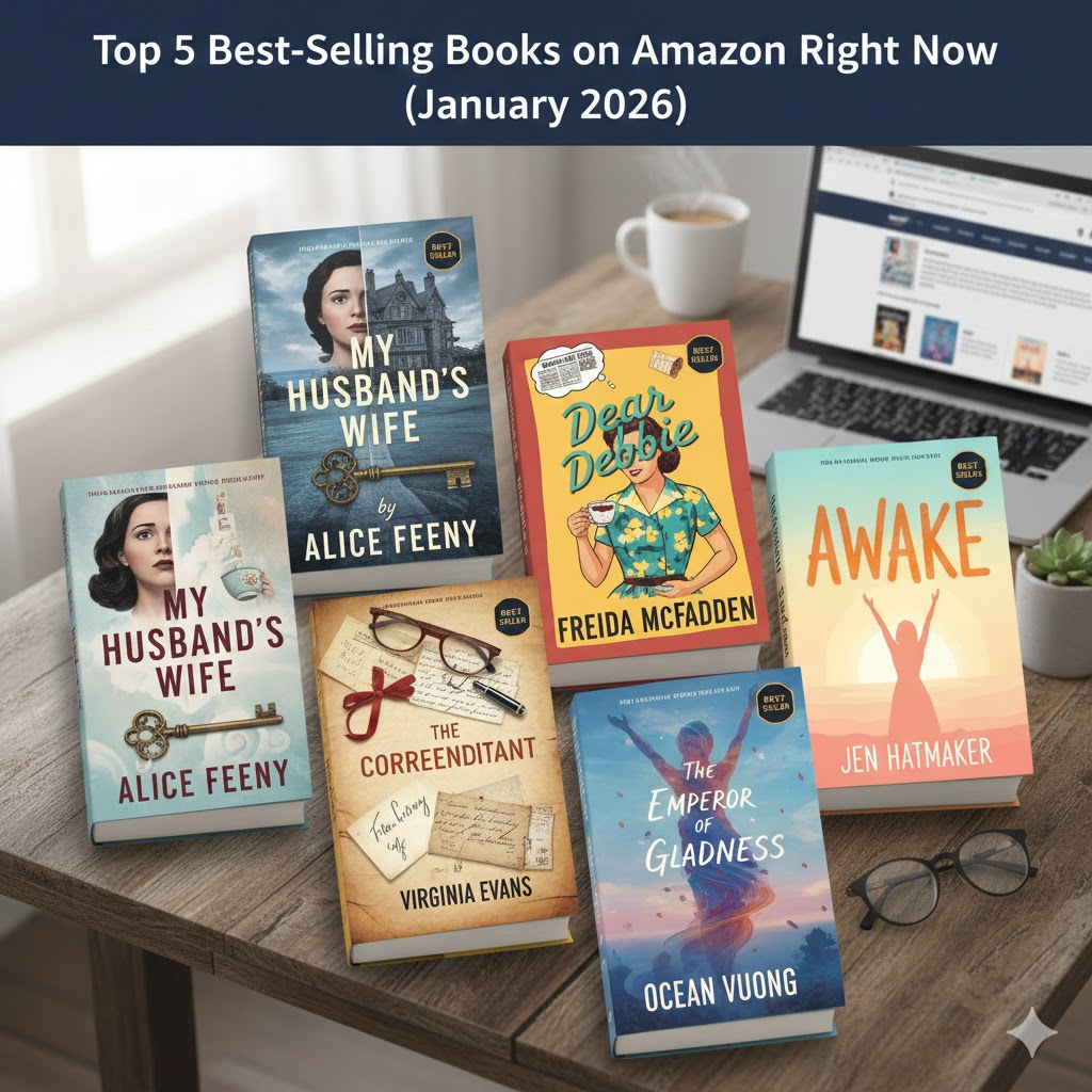 Top 5 Best-Selling Books on Amazon Right Now (January 2026)