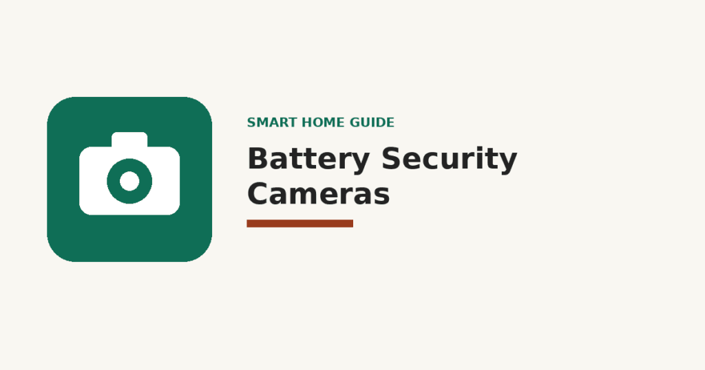 Best Battery Powered Security Cameras for Apartments in 2026 (No Drilling)