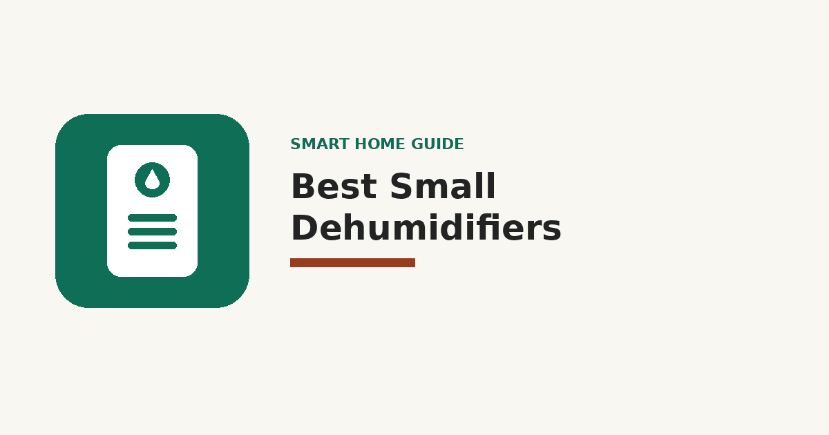 Best Small Dehumidifiers for Apartments in 2026