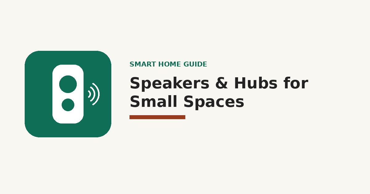 Best Portable Smart Speakers and Hubs for Small Apartments in 2026